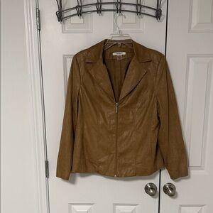 TanJay Brown Textured Suit Jacket